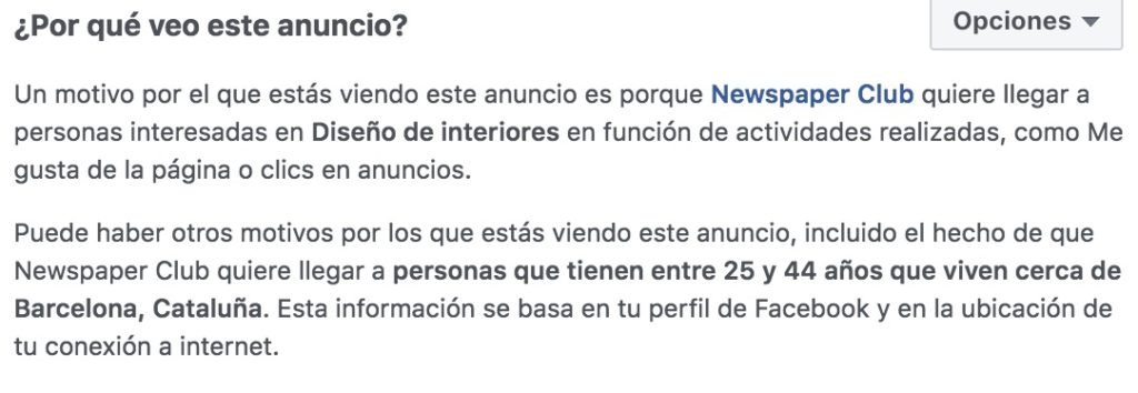 Facebook Ads inspiracion