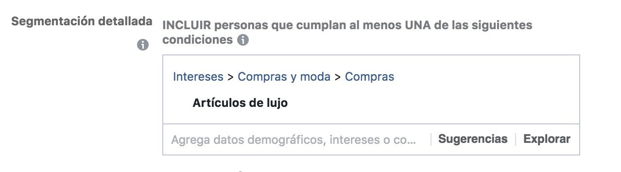 Segmentación compra artículos lujo