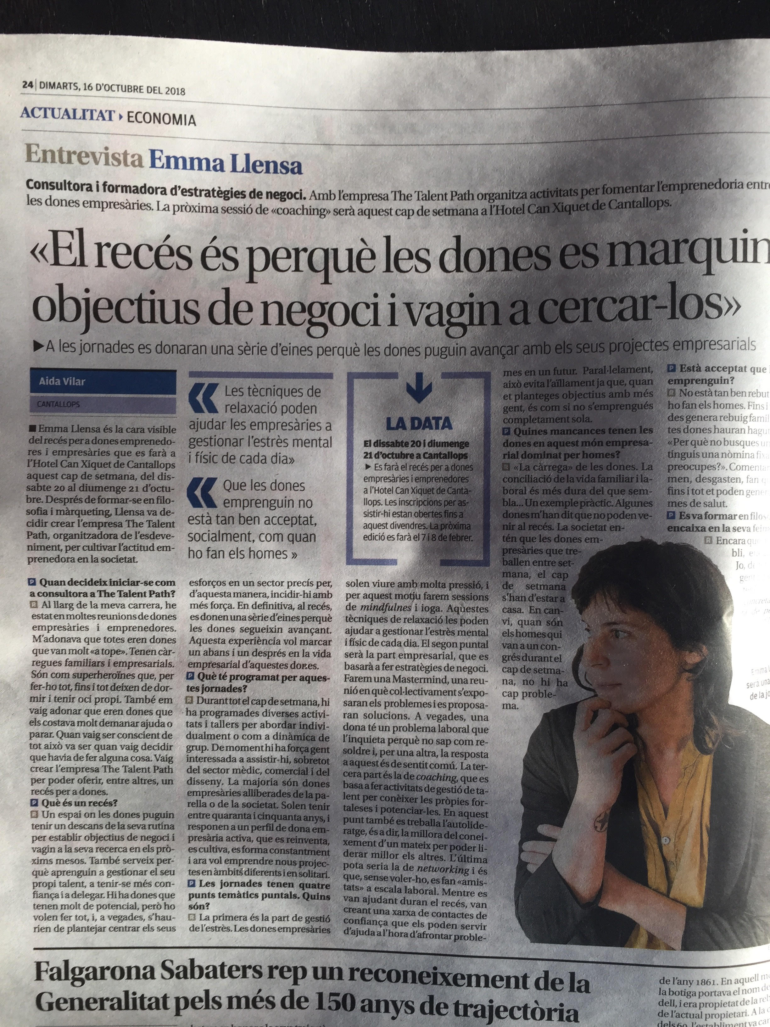 Entrevista a Emma Llensa
