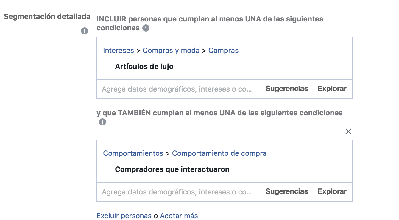 Facebook Ads poder adquisitivo