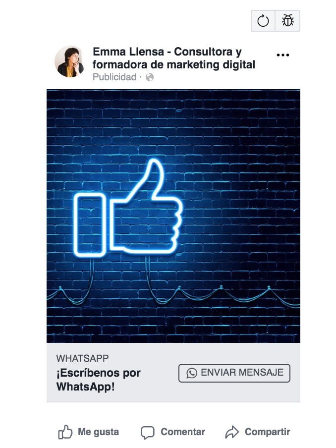 Anuncios WhatsApp Facebook Ads