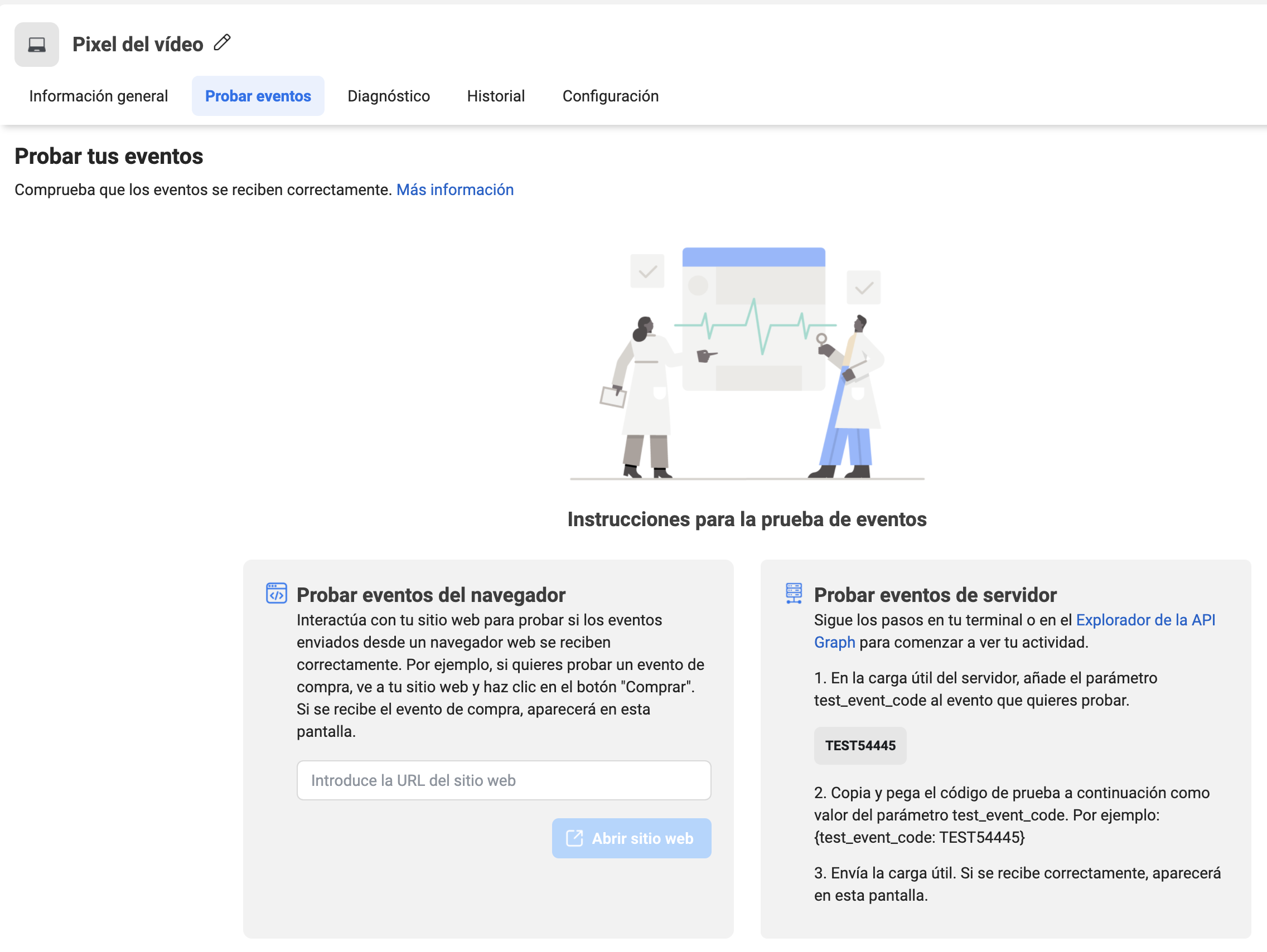Configurar la API de conversiones Facebook