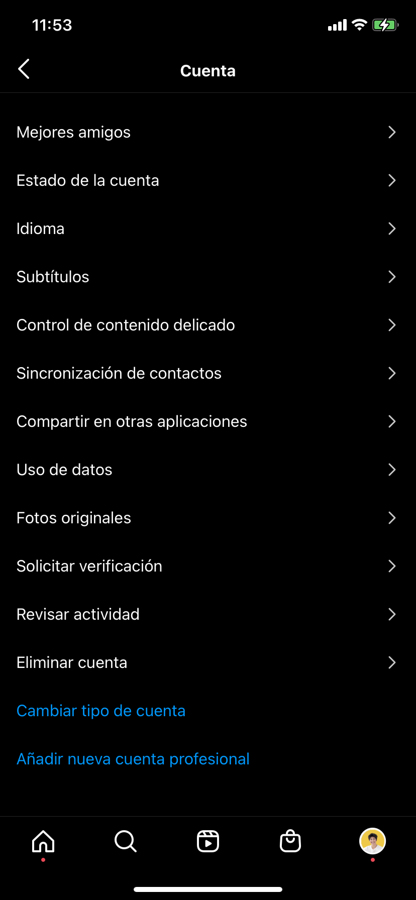 Cuenta Instagram